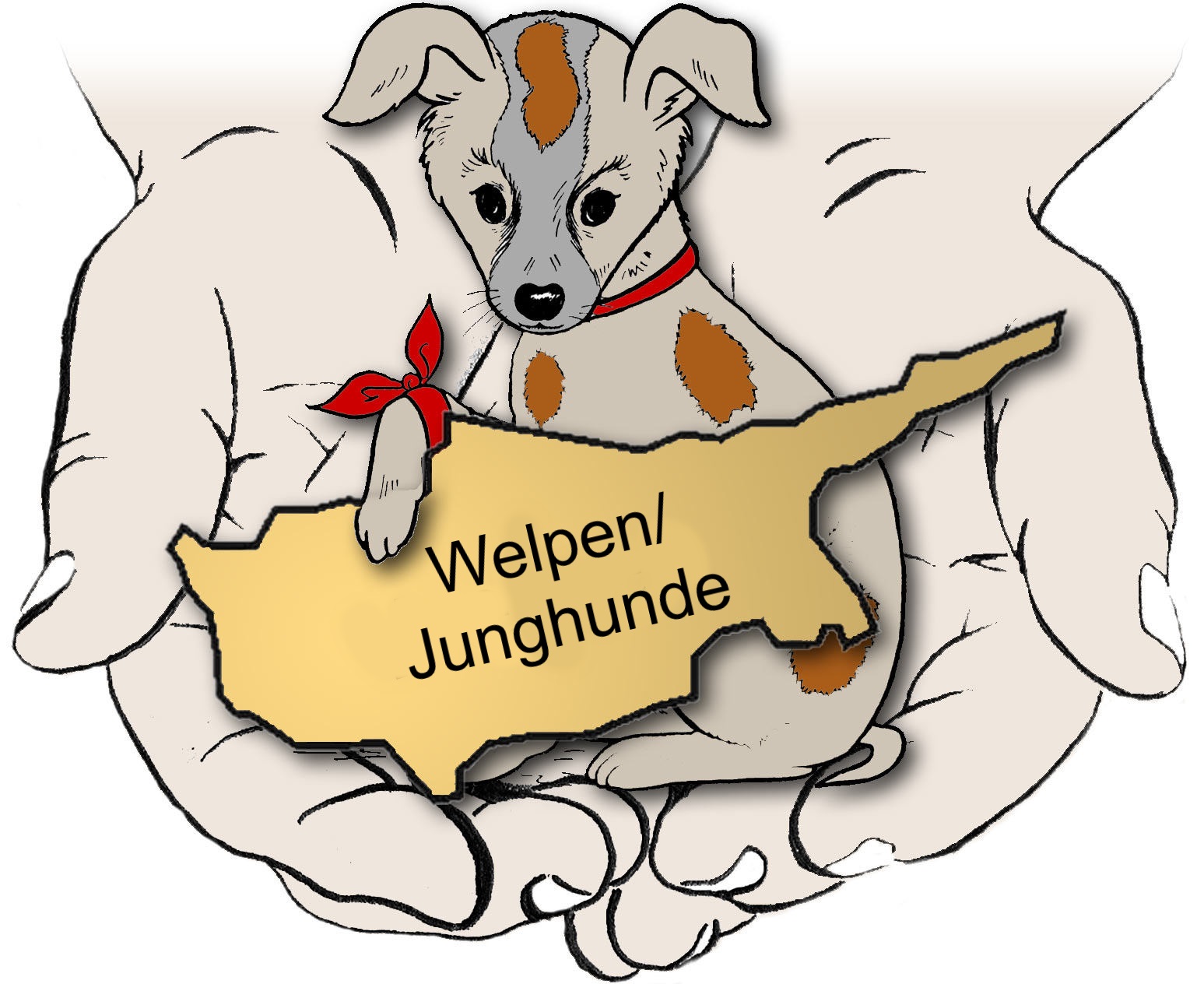 Logo welpen junghunde