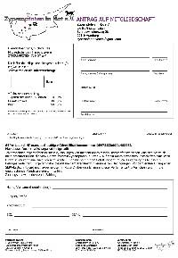 Mitgliedsantrag Preview